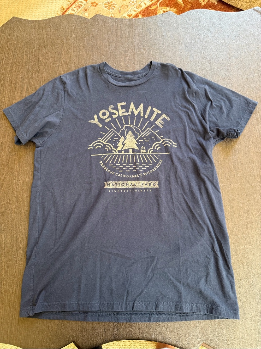 Yosemite National Park Graphic Tee - Navy Blue